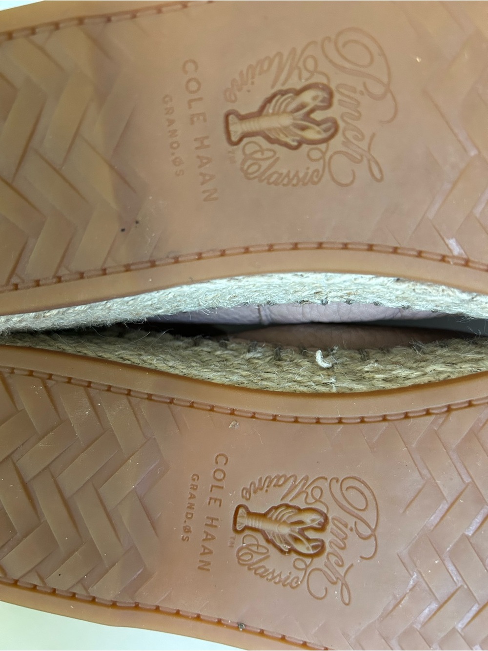 Cole Haan Cloudfeel Espadrille Slip On Flats Ballet Slipper Pink Size 7.5 - Picture 14 of 16